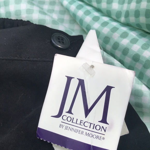 NWT JM Collection women’s black 12/14 black polyester pants - Picture 4 of 4
